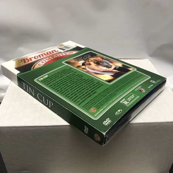 Bromantic Comedies Tin Cup DVD With Slipcover & Koozie Kevin Costner René Russo - Picture 4 of 10